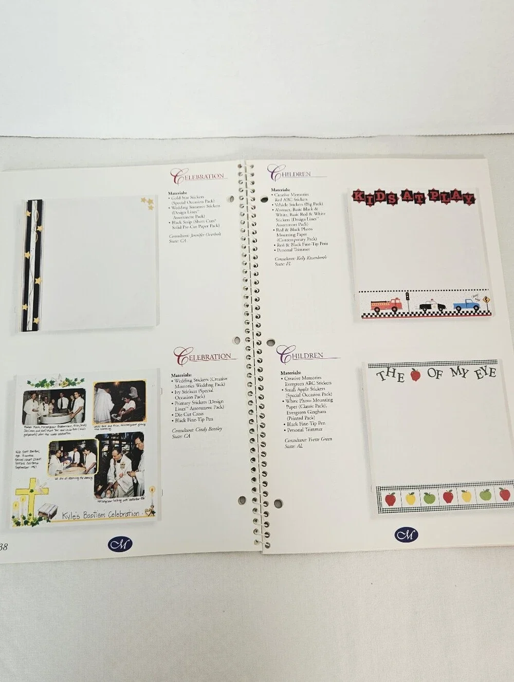 Creative Memories Scrapbook Page Design & Layout Ideas Volume V Book 1999